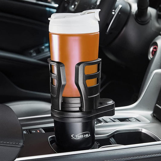 2 in 1 Multifunctional Car Drink Cup Holder Organizer - GadgetHub Emporium